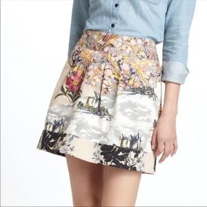 RARE•EUC• leifnotes• flora castle• mini skirt